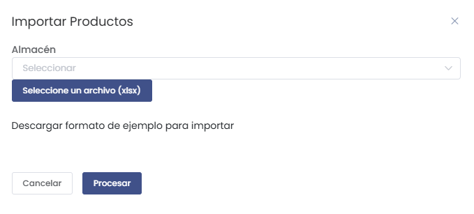 Importar Productos