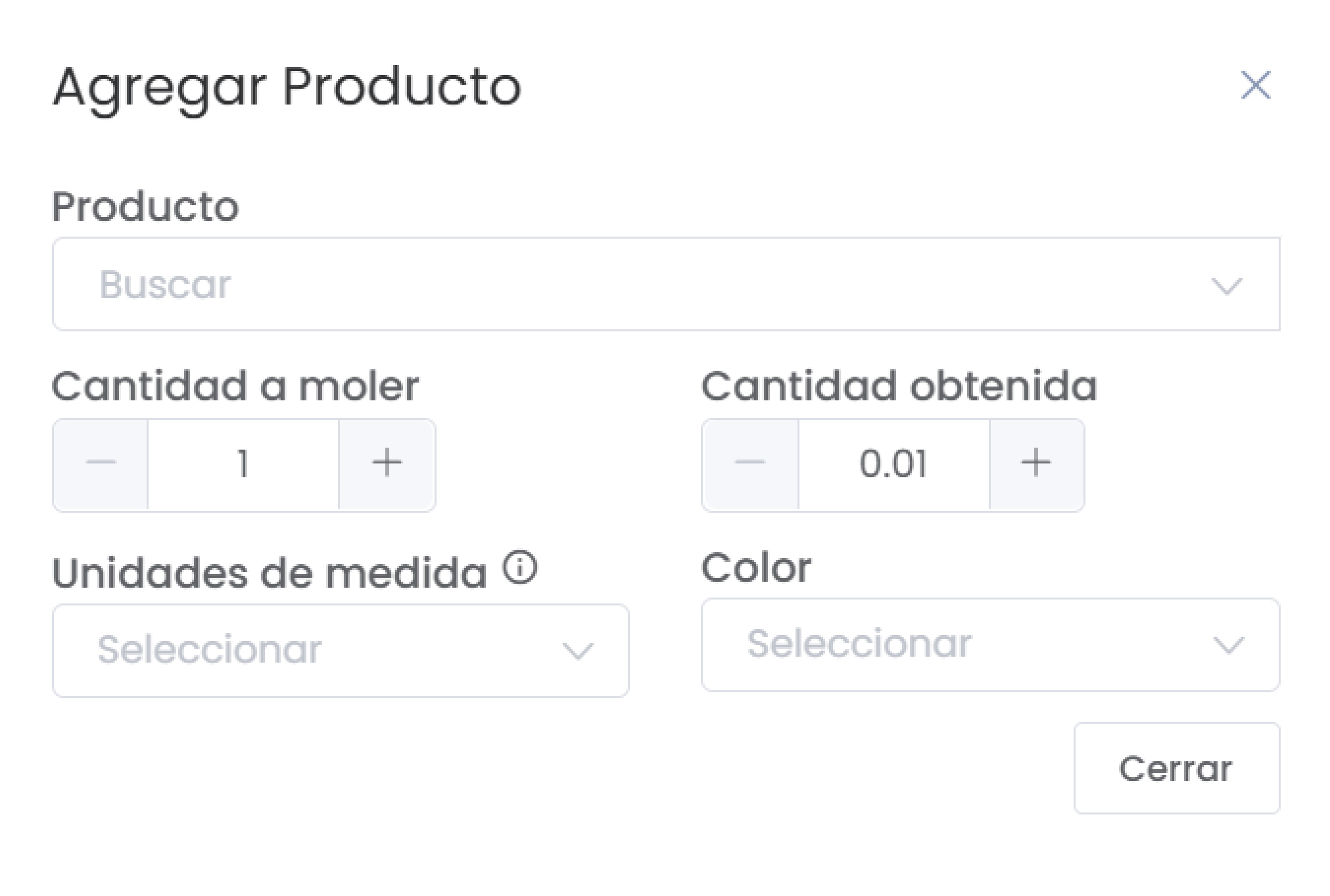Agregar Producto